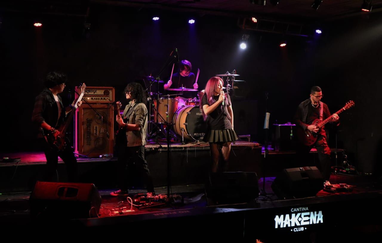 Darkmenia performing live at Makena Club